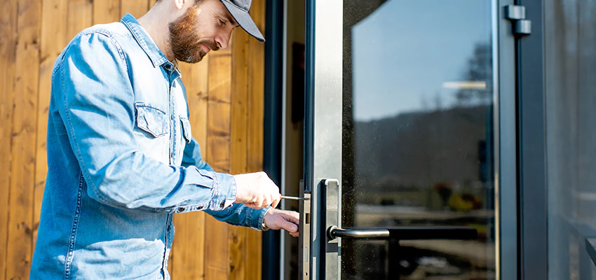 Frameless Glass Storefront Door Locks Replacement in Palo Alto, CA